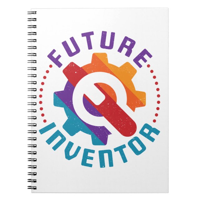 Future Inventor Invention Innovator Notebook (Front)