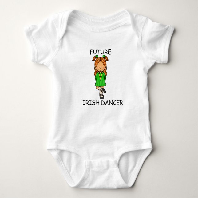 Future Irish Dancer Baby Bodysuit (Front)