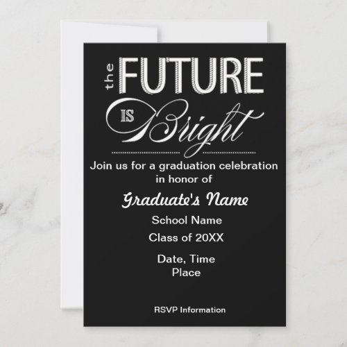 Future is Bright Class of 2012 Invitations