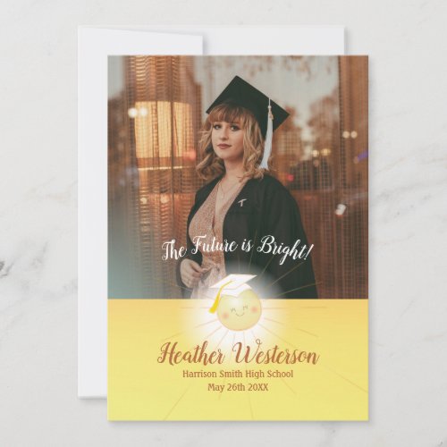 Future is Bright Graduation Announcement