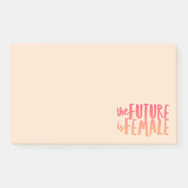 Future is Female Notes (Front)