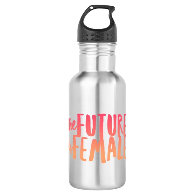 Future is Female Water Bottle (Front)