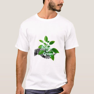 Future is Green: Eco-Friendly Robot T-Shirt