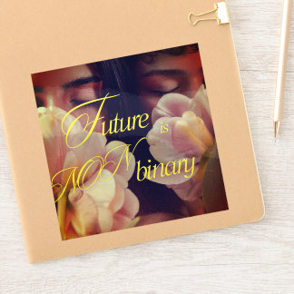 Future is Non-binary Floral Sticker