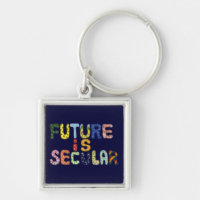 FUTURE IS SECULAR KEYCHAIN (Front)