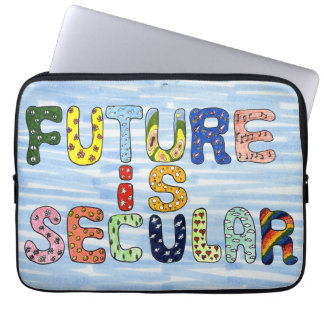 FUTURE IS SECULAR LAPTOP SLEEVE
