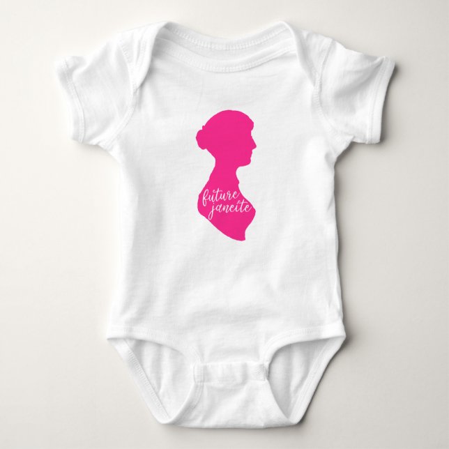 Future Janeite - Jane Austen Lover Baby Gift Baby Bodysuit (Front)