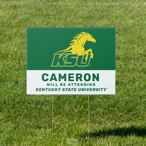 Future Kentucky State University Graduate Sign