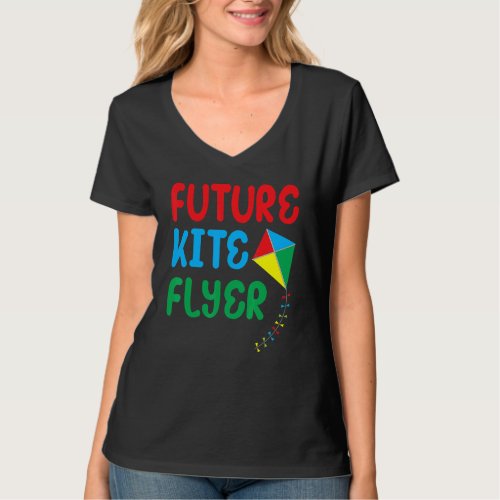 Future Kite Flyer  Sky Flying Children T_Shirt