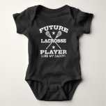 Future Lacrosse Player Baby Bodysuit at Zazzle