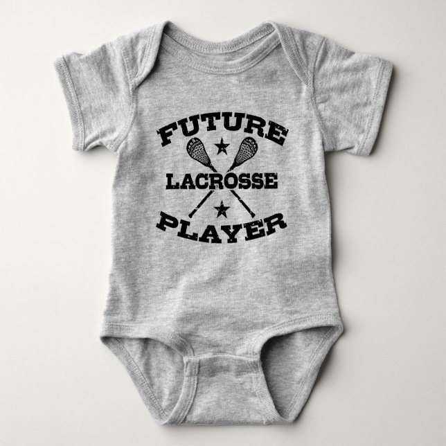 Future Lacrosse Player Baby Bodysuit (Front)