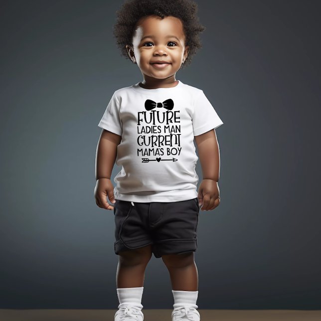 Future Ladies Man, Current Mama's Boy Design Toddler T-shirt (Creator Uploaded)