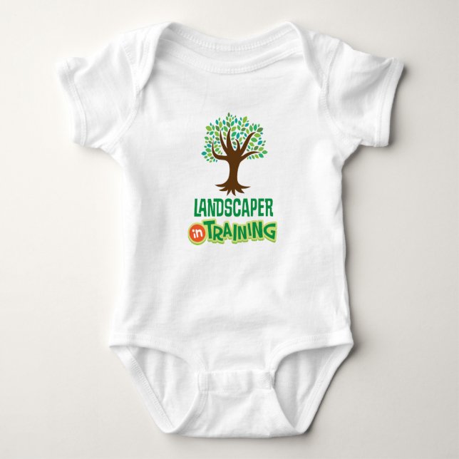 Future Landscaper in Training Baby Bodysuit (Front)