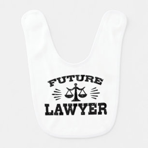 Future Lawyer Baby Bib