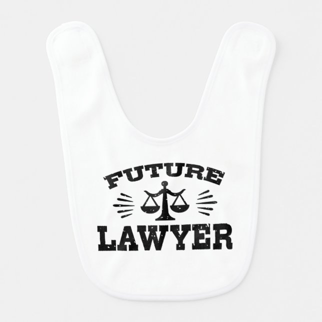 Future Lawyer Baby Bib (Front)