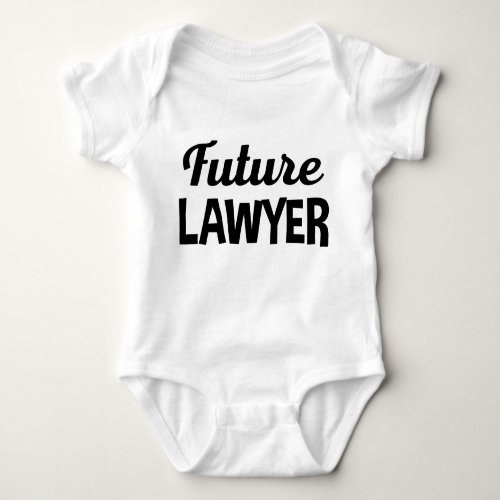 Future Lawyer Baby Bodysuit
