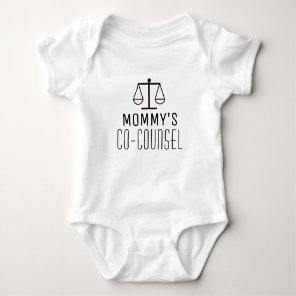 Future Lawyer Baby - Mommy's Co-Counsel Lawyer Bodysuit