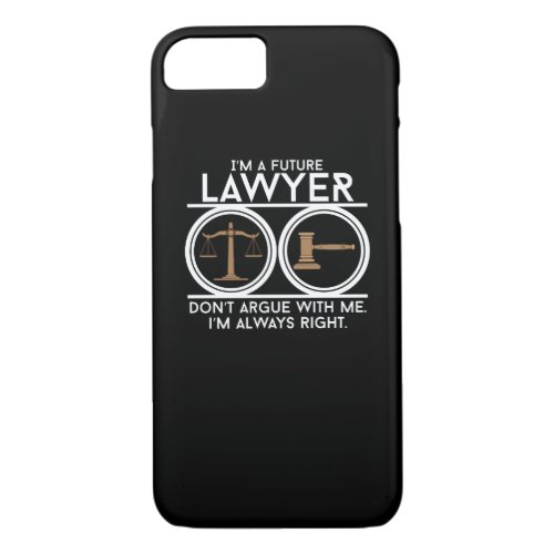 Future lawyer court law student student lawyer stu iPhone 87 case