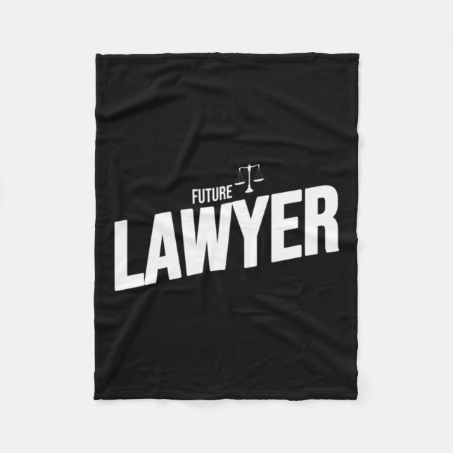 Future Lawyer Fleece Blanket (Front)