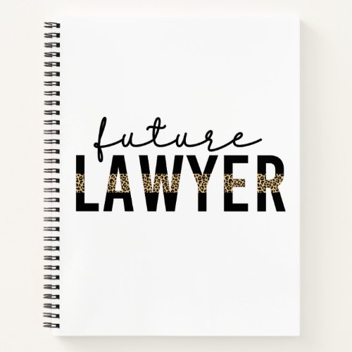 Future Lawyer Law School Student Gift Notebook