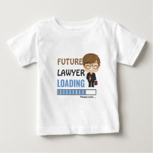 Future Lawyer Loading Toddler First Birthday Boy Baby T-Shirt