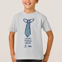 Future Leader Tie Boys' T-shirt - Gray