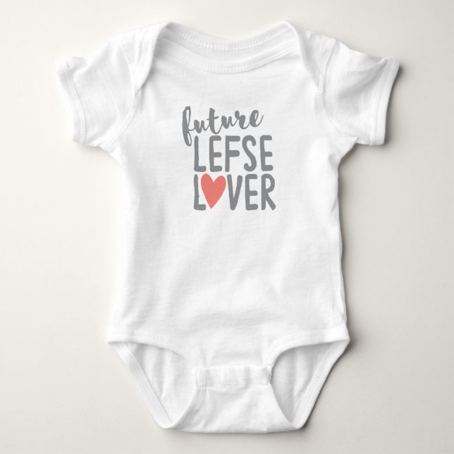 Future Lefse Lover Baby Bodysuit (Front)