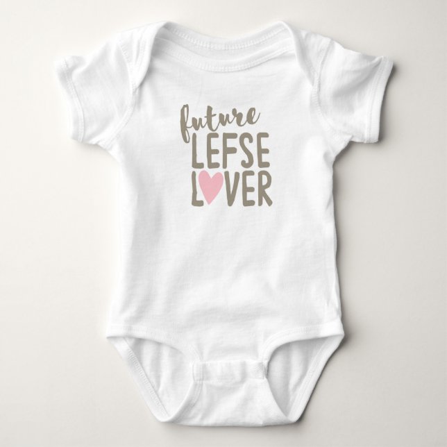 Future Lefse Lover Baby Bodysuit (Front)