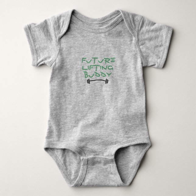 Future Lifting Buddy Baby Bodysuit (Front)