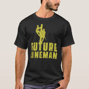 Future Lineman Designs For Kids Men Women Electric T-Shirt