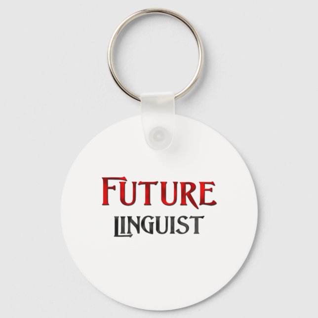 Future Linguist Keychain (Front)