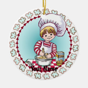 Future Little Chef Ceramic Ornament