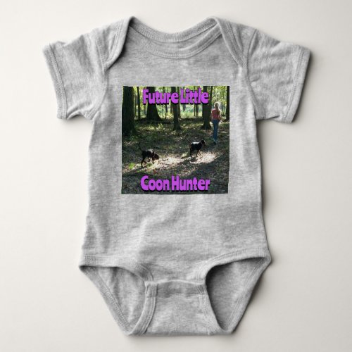 Future Little Coon Hunter Baby Bodysuit