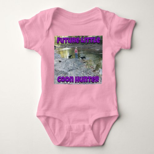 Future Little Coon Hunter Baby Bodysuit