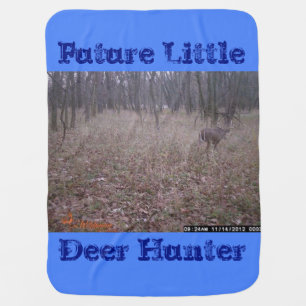Future Little Deer Hunter baby blanket boy
