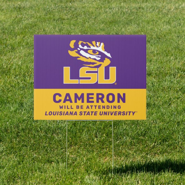 Future LSU Graduate Sign (Insitu)