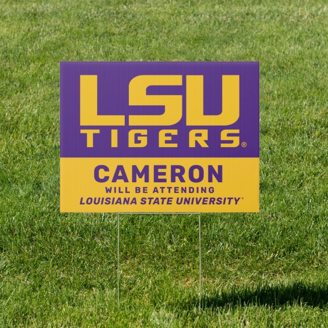 Future LSU Graduate Sign (Insitu)
