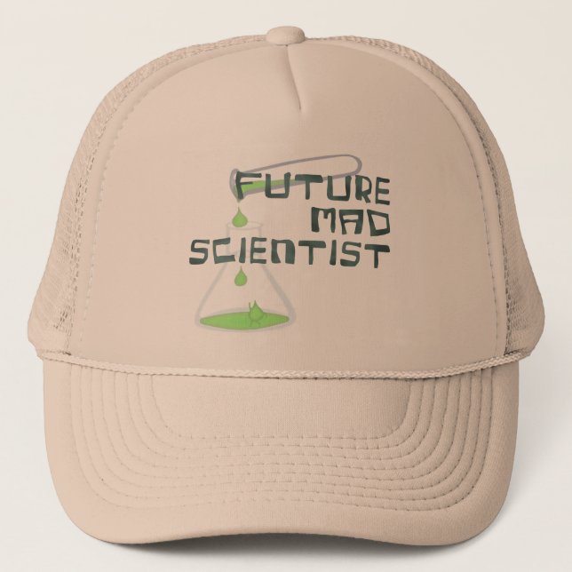 Future Mad Scientist Trucker Hat (Front)