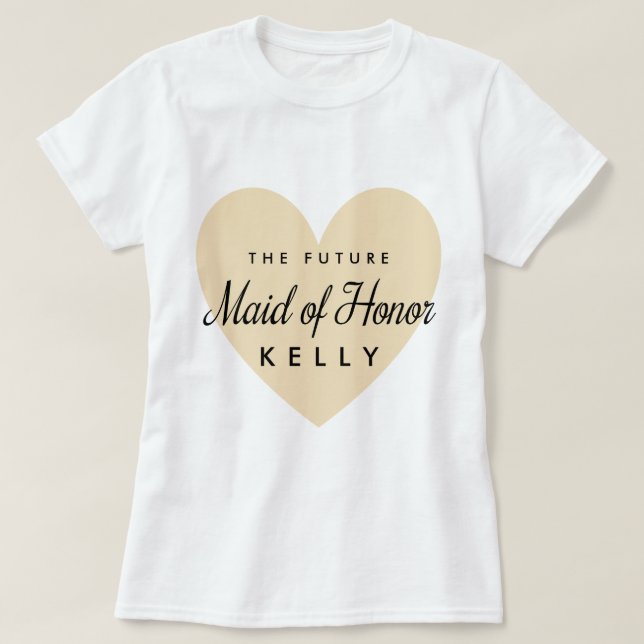Future Maid of Honor T-Shirt (Design Front)