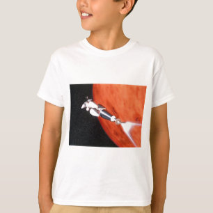 Future Manned Mars Mission in Orbit T-Shirt