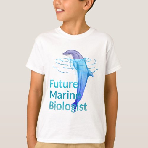 Future Marine Biologist Ocean Dolphin T_Shirt