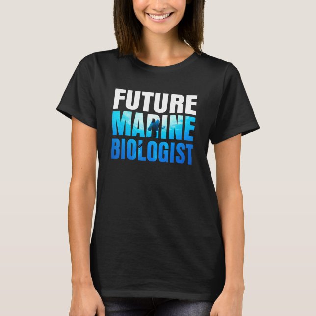 Future Marine Biologist Ocean Snorkeling Student B T-Shirt (Front)