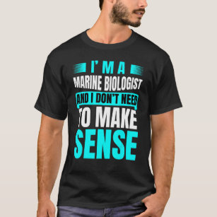 Future Marine Biologist Ocean Study Joke For Men W T-Shirt