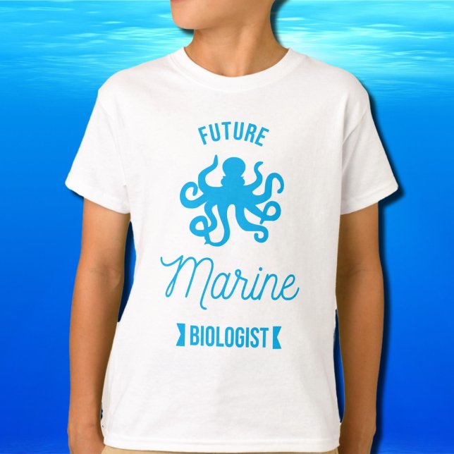 Future Marine biologist - Octopus  - white  T-Shirt (Creator Uploaded)