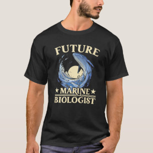 Future Marine Biologist Science Biology Aesthetic T-Shirt