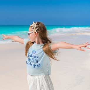 Future Marine biologist - sea shell T-Shirt