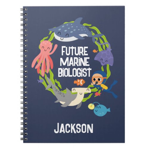 Future Marine Biologist Spiral Notebook