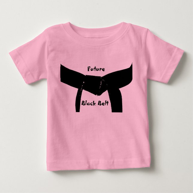 Future Martial Arts Black Belt Baby T-Shirt (Front)