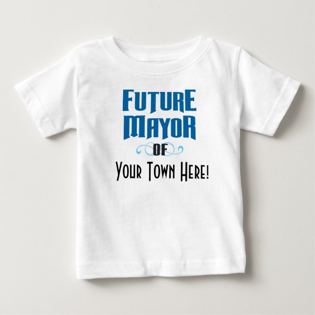 Future Mayor of Your Town Boy's Tee Shirt (Front)
