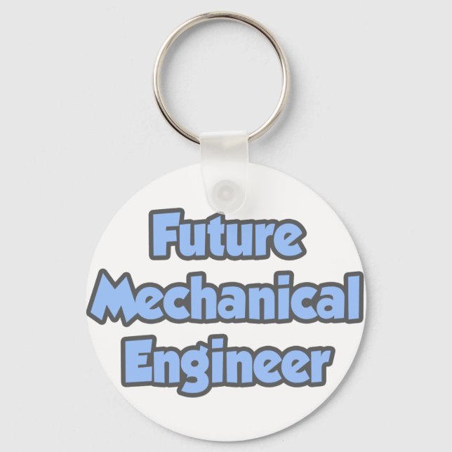 Future Mechanical Engineer Keychain (Front)